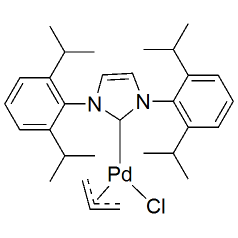 烯丙基[1,3-双(2,6-二异丙基苯)咪唑-2-基]氯化钯(II)， (IPr)Pd(allyl)Cl